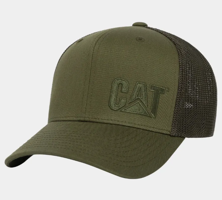 CAT Trademark Flexfit® Trucker Hat sold by Work World