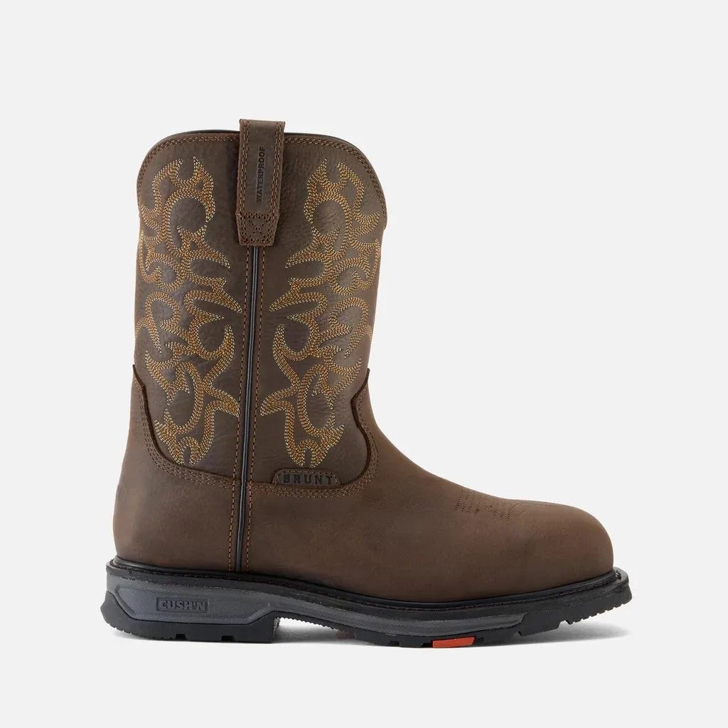 BRUNT Men's The Vastbinder 10" Waterproof Comp Toe Western Boot sold by Work World