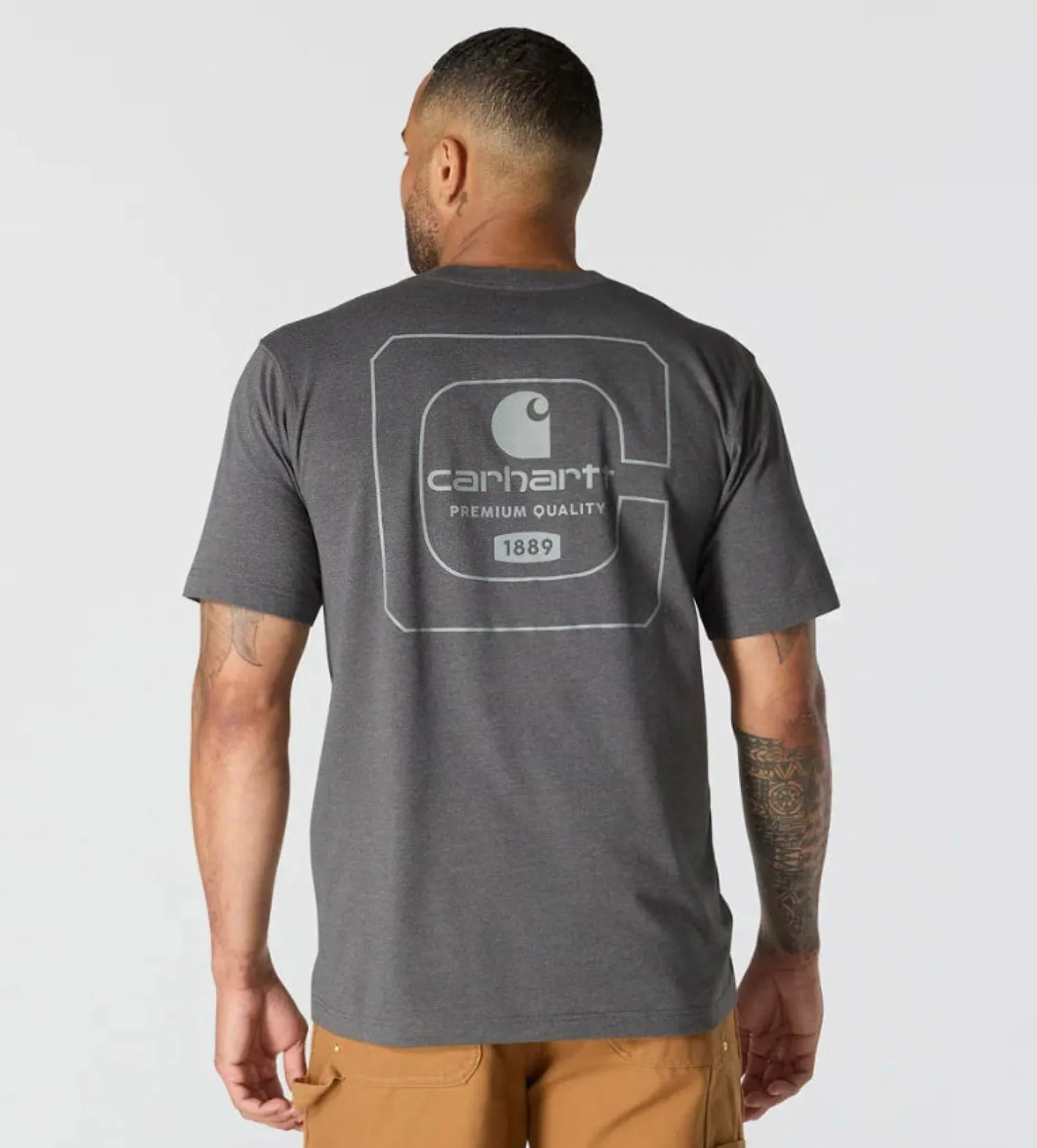 Carhartt Men's Relaxed Fit Pocket Quality Graphic Short Sleeve T-Shirt sold by Work World product image thumbnail 4