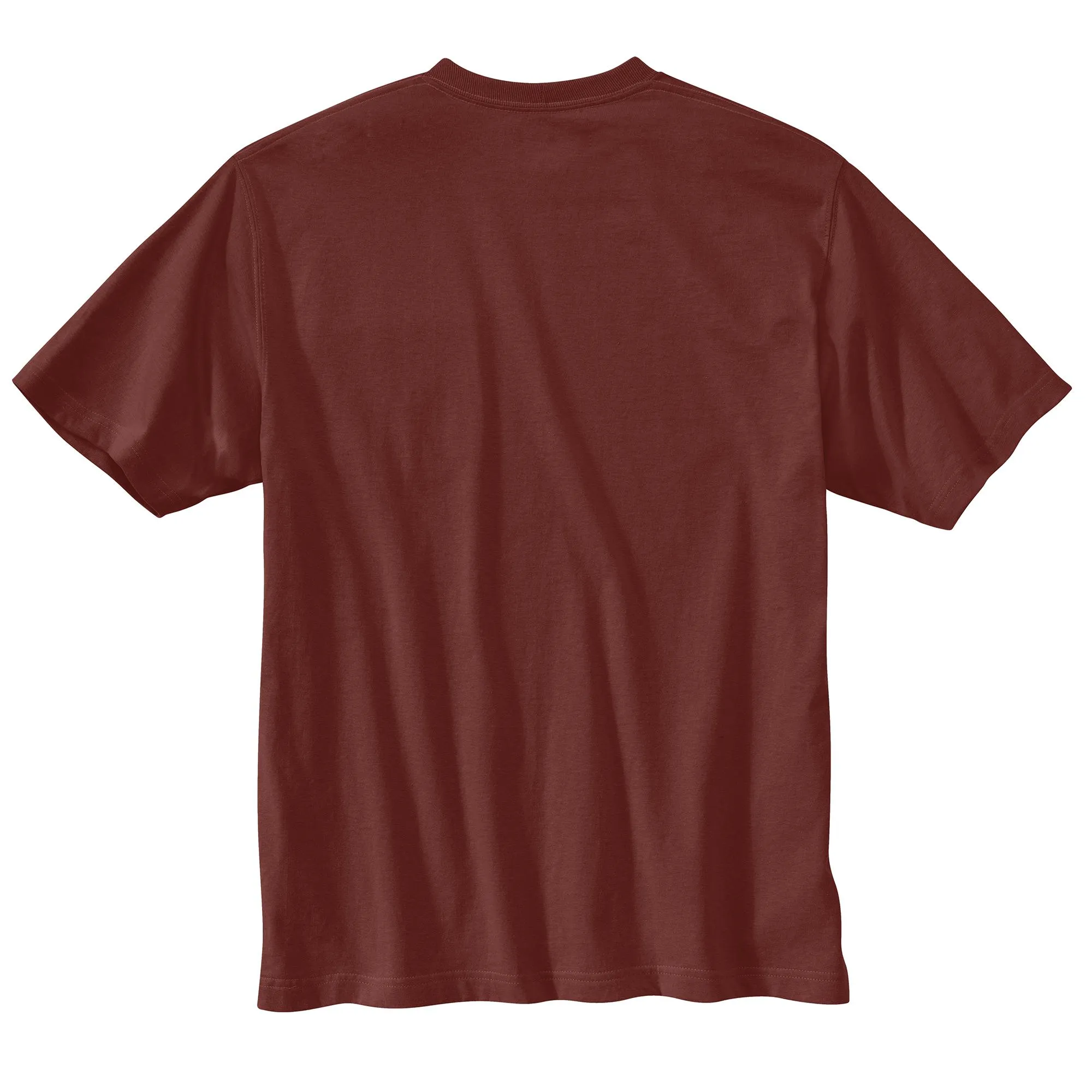 Carhartt Men's Short Sleeve Pocket T-Shirt_Dark Spice Red sold by Work World product image thumbnail 2