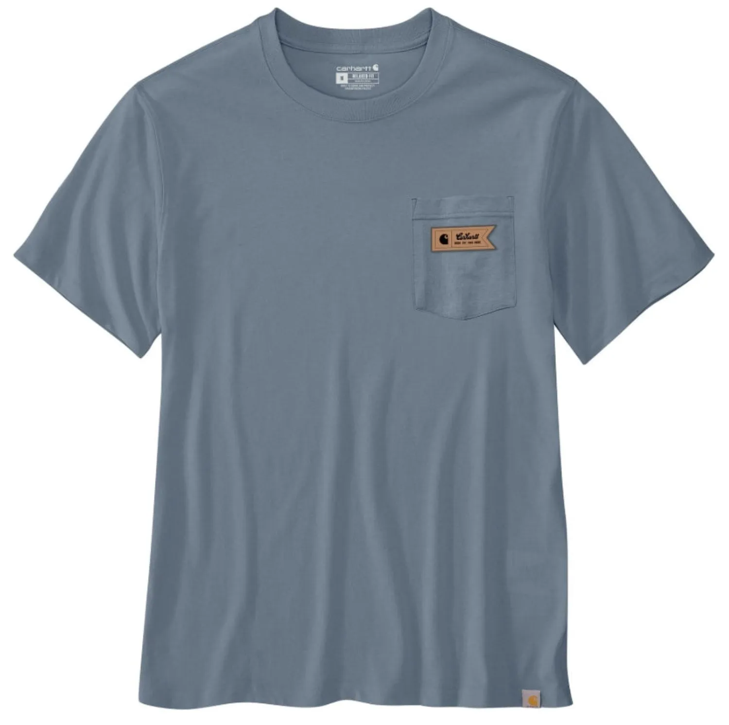Carhartt Men's Relaxed Fit Pocket Script Short Sleeve Graphic T-Shirt sold by Work World