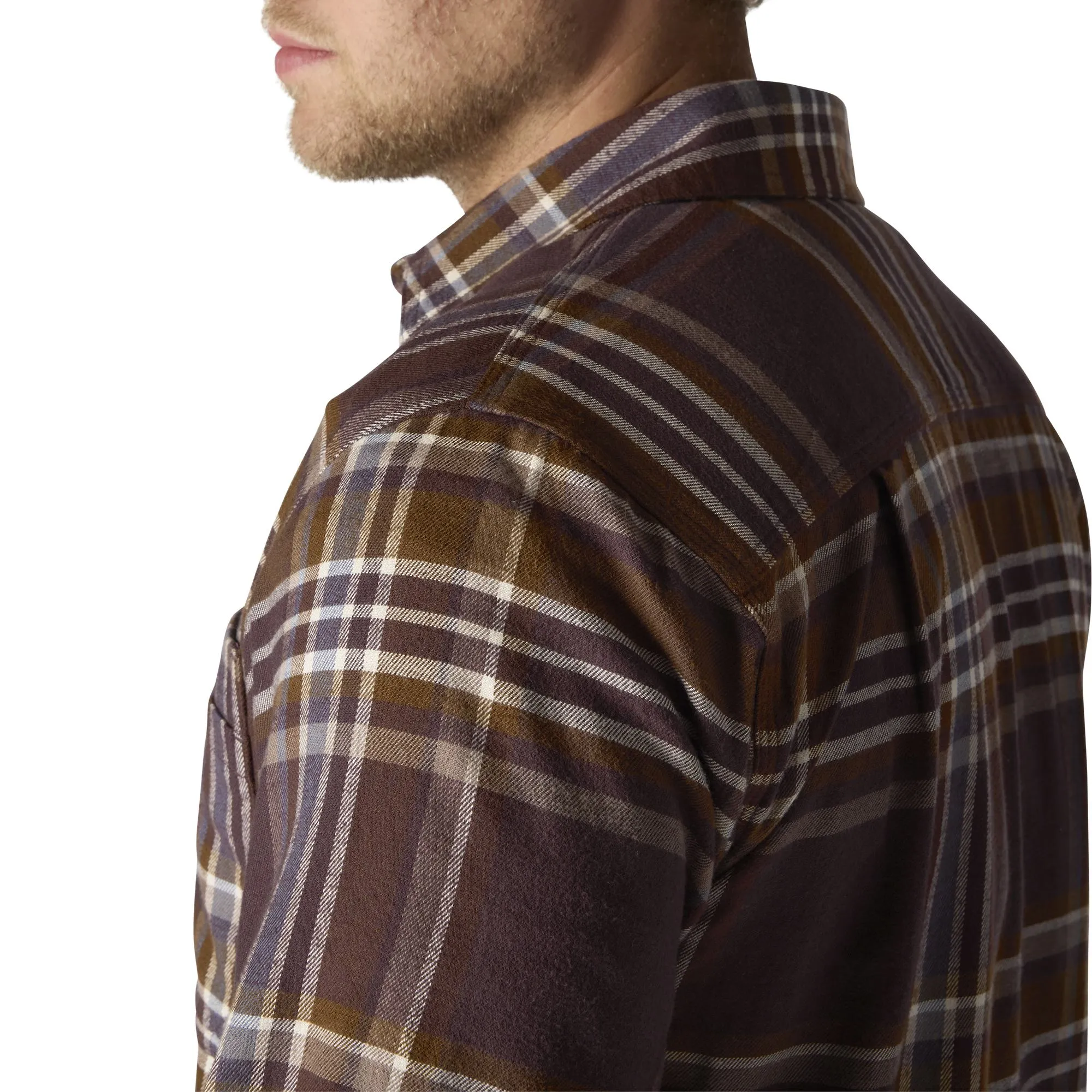 Carhartt Men's Rugged Flex™ Relaxed Fit Midweight Flannel Plaid Work Shirt sold by Work World product image thumbnail 3