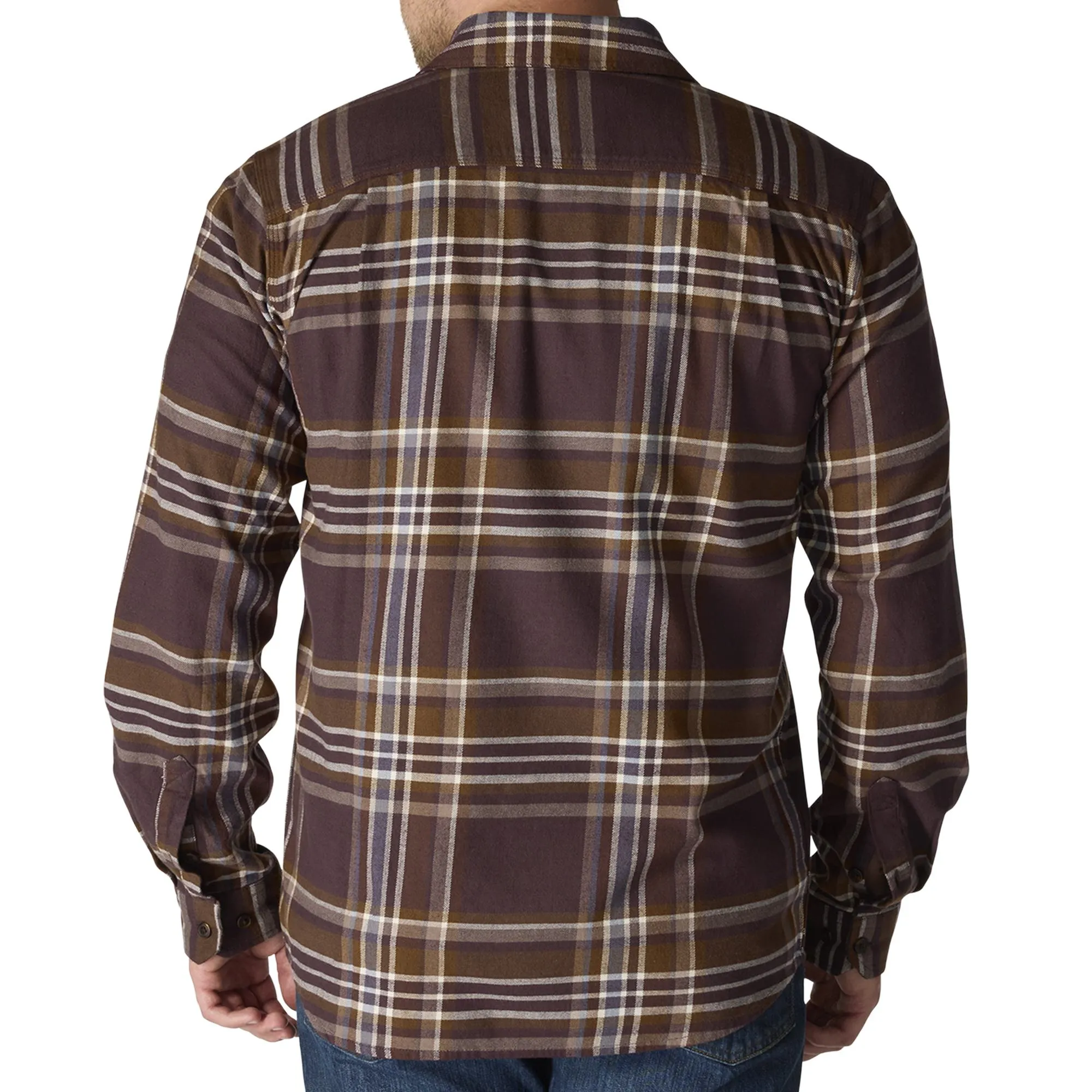 Carhartt Men's Rugged Flex™ Relaxed Fit Midweight Flannel Plaid Work Shirt sold by Work World product image thumbnail 4