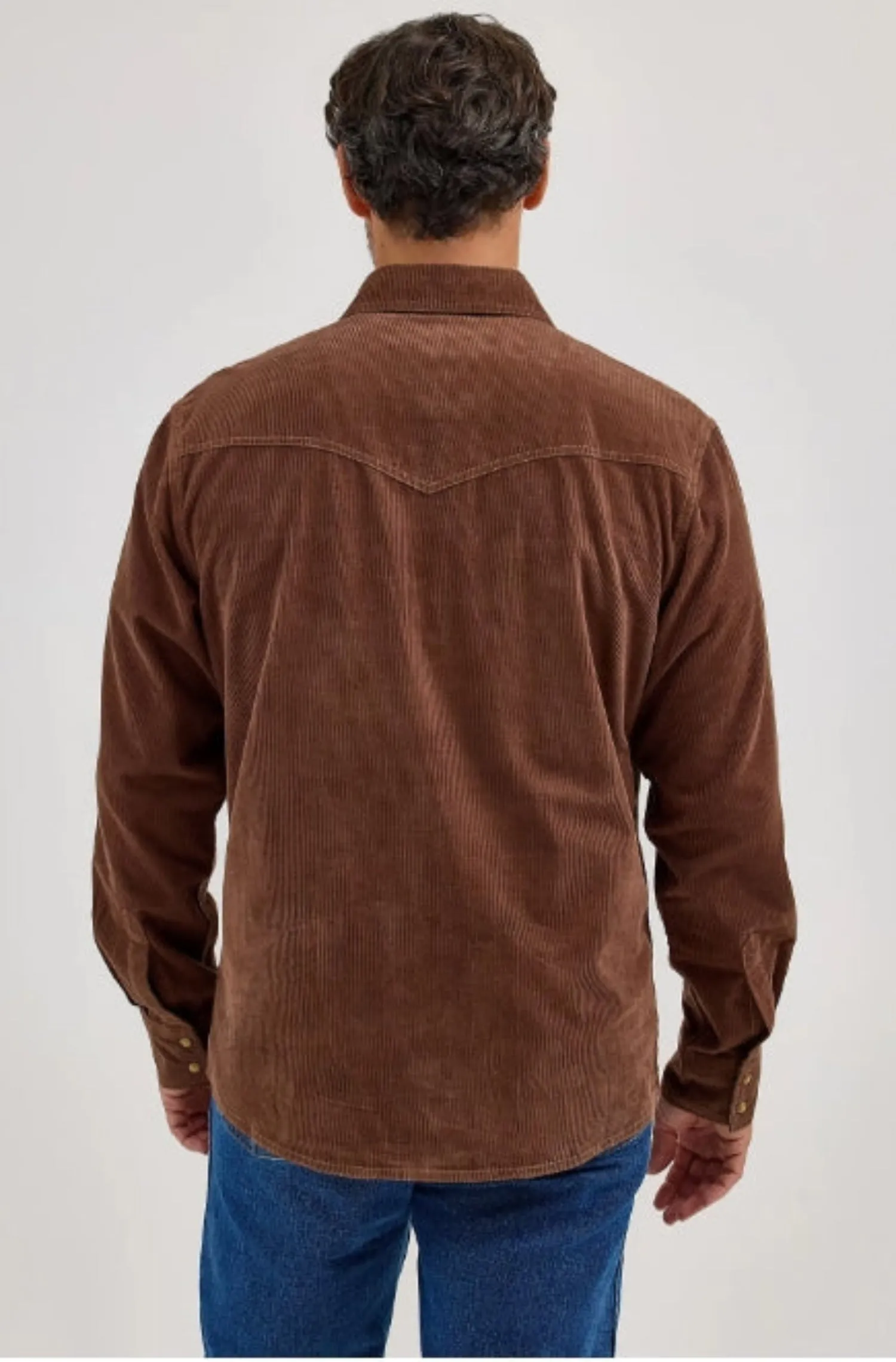 Wrangler Men's Retro® Premium Corduroy Button-Up Long Sleeve Work Shirt sold by Work World product image thumbnail 3