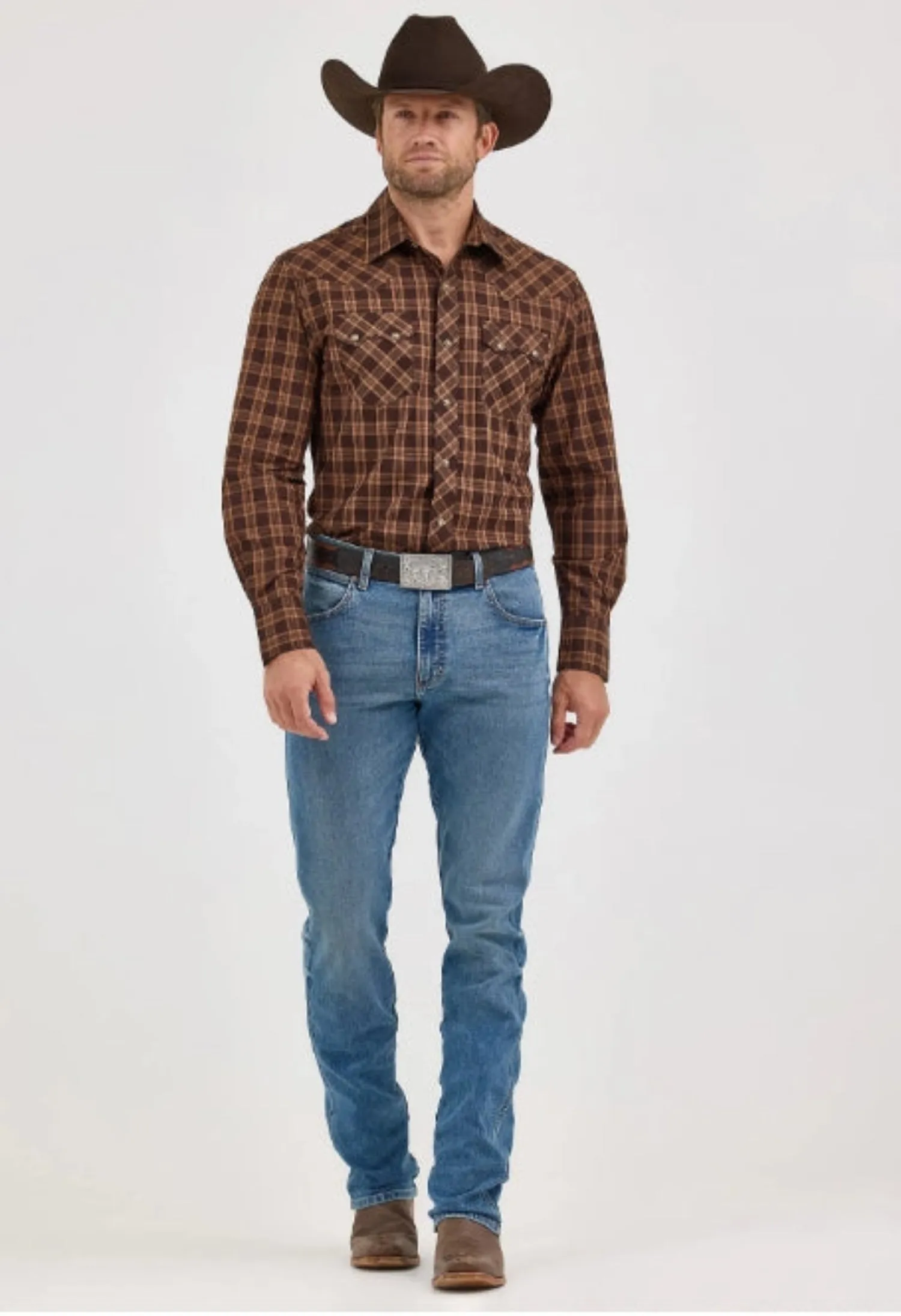 Wrangler Men's Retro® Cotton Snap-Front Long Sleeve Work Shirt sold by Work World product image thumbnail 4