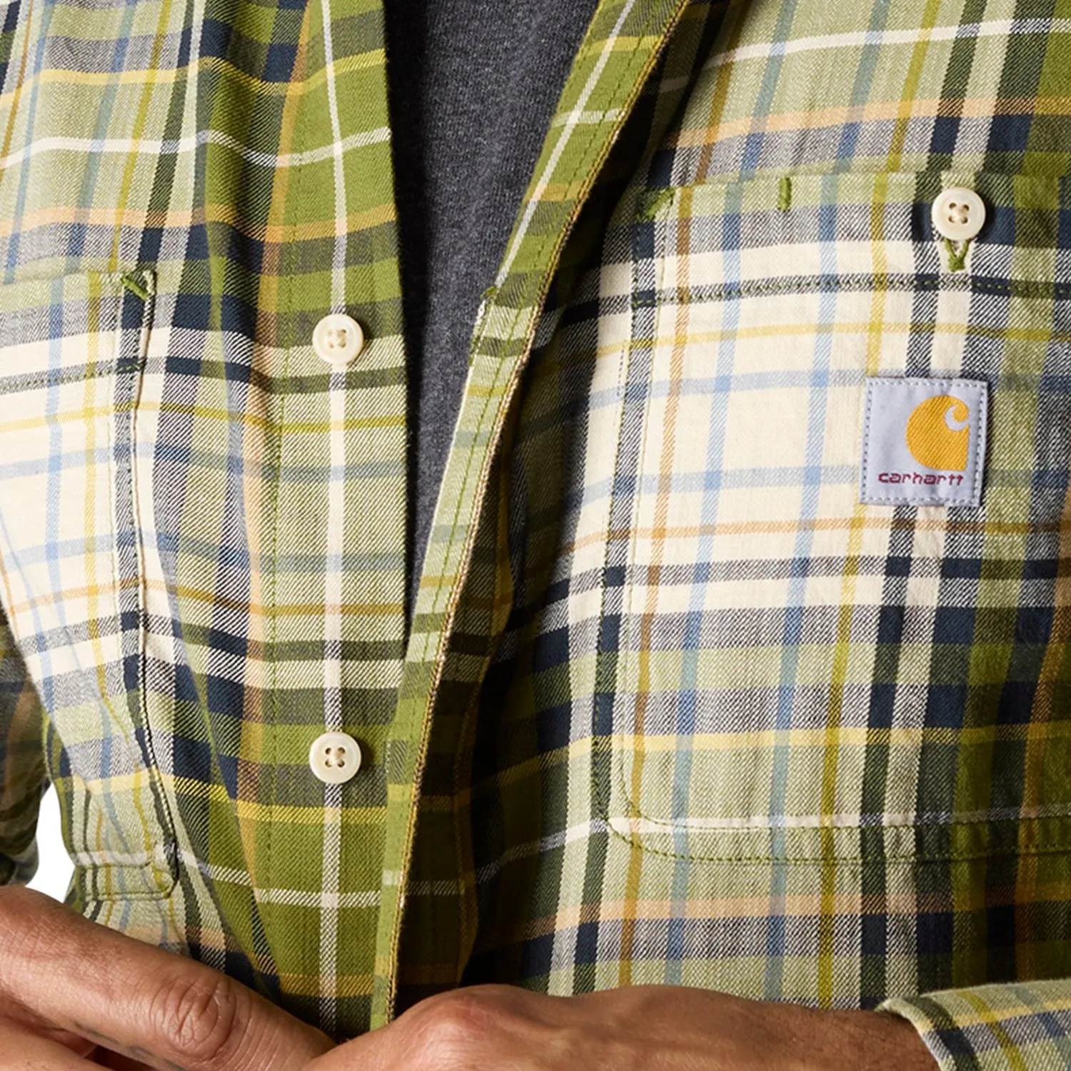 Carhartt Men's Rugged Flex® Relaxed Fit Lightweight Long Sleeve Work Shirt sold by Work World product image thumbnail 4