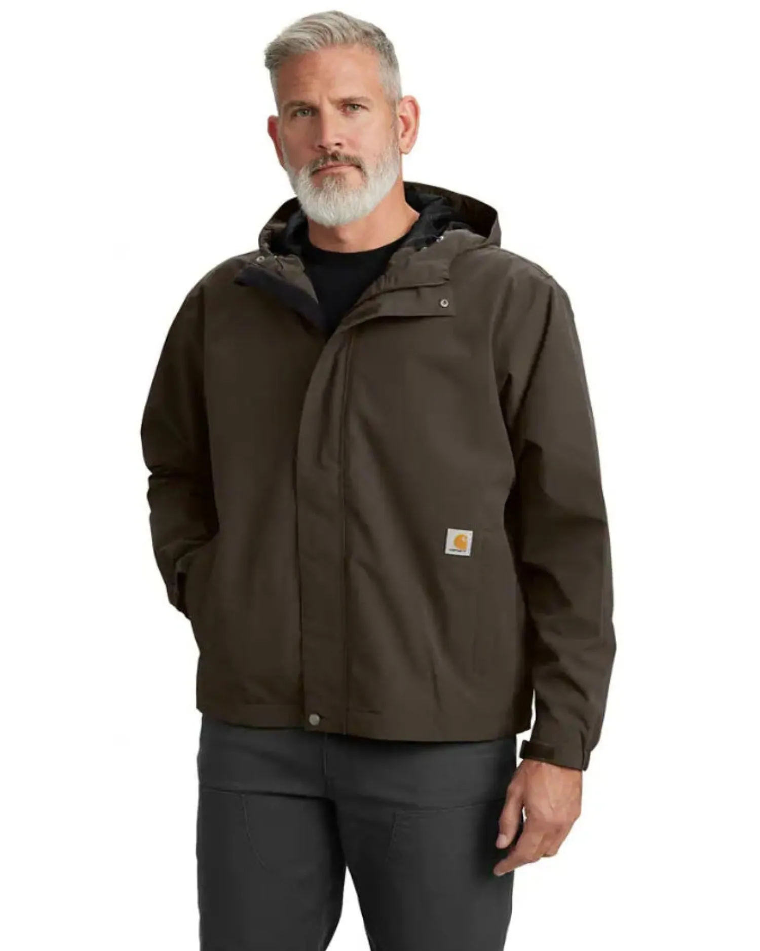 Carhartt Men's Storm Defender® Waterproof Loose Fit Lightweight Hooded Jacket sold by Work World