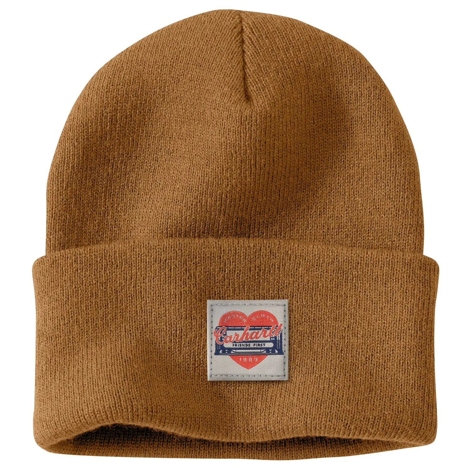 Carhartt Women's Rib Knit Heart Patch Logo Beanie sold by Work World product image thumbnail 2