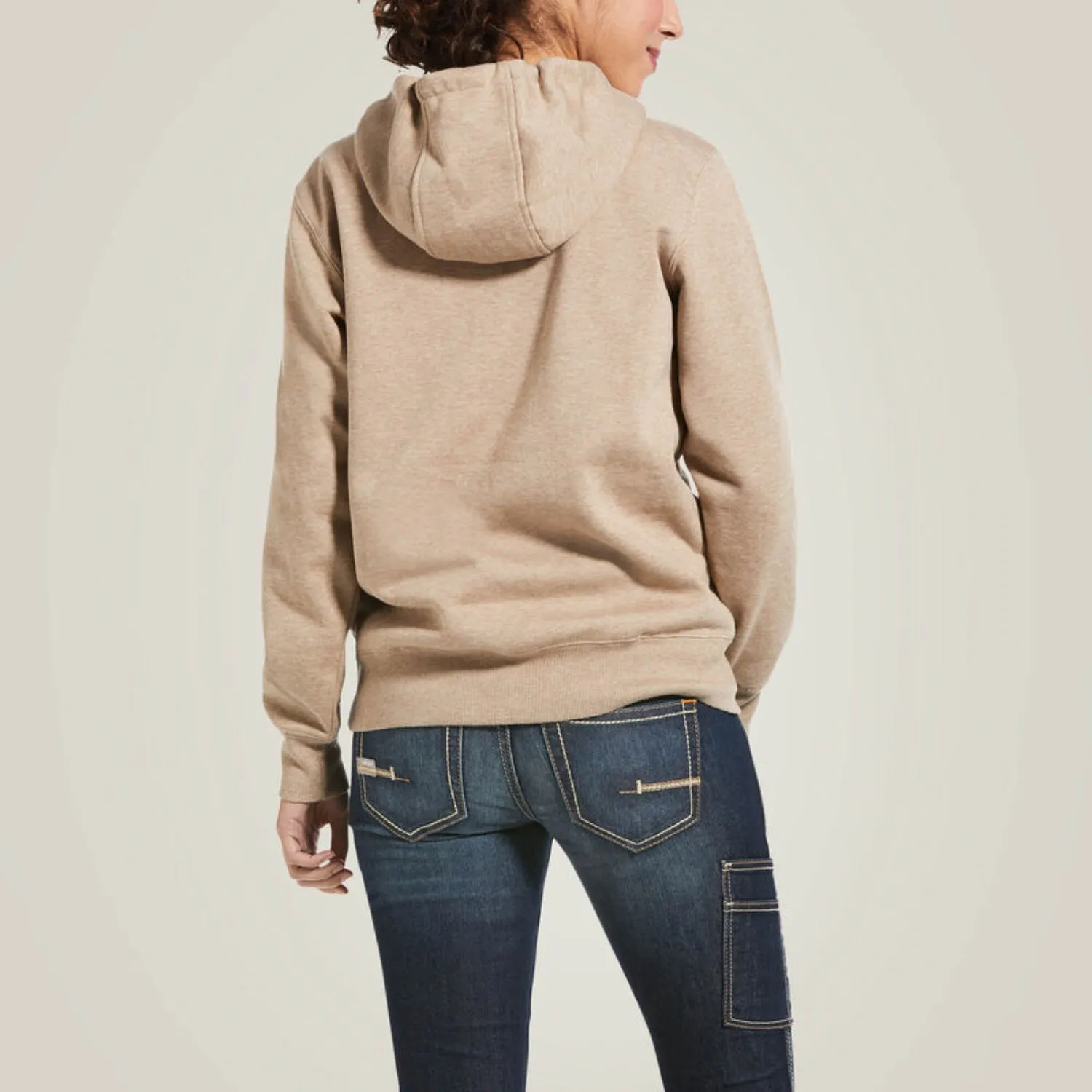 Ariat Women's Rebar Skill Set 1/2 Zip Hoodie sold by Work World product image thumbnail 4