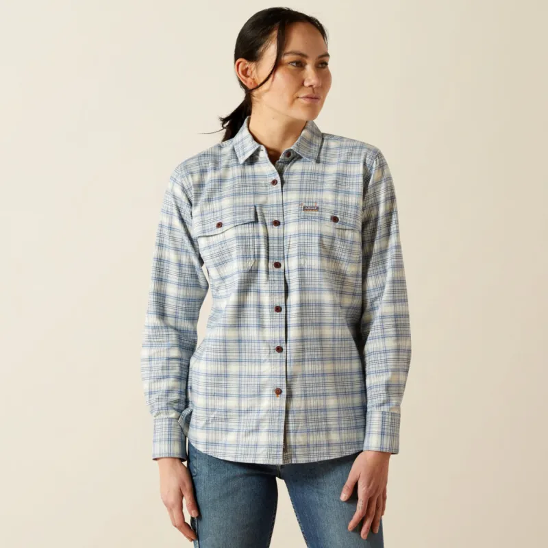 Ariat Women's Rebar Flannel DuraStretch™ Long Sleeve Work Shirt sold by Work World