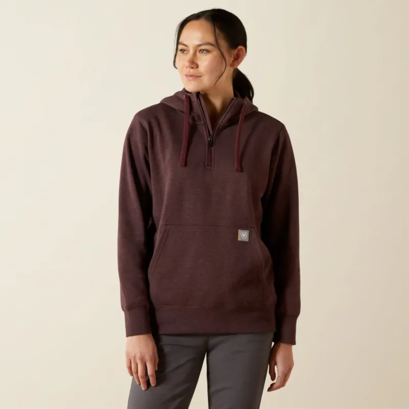 Ariat Women's Rebar Skill Set 1/2 Zip Hoodie sold by Work World