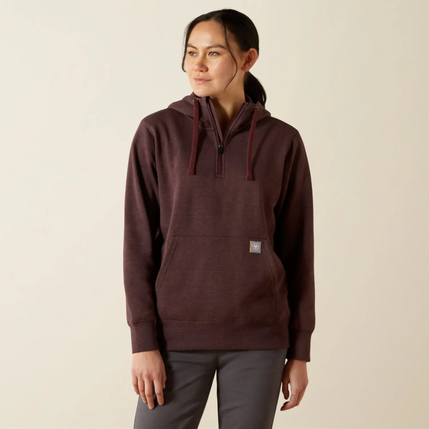 Ariat Women's Rebar Skill Set 1/2 Zip Hoodie sold by Work World