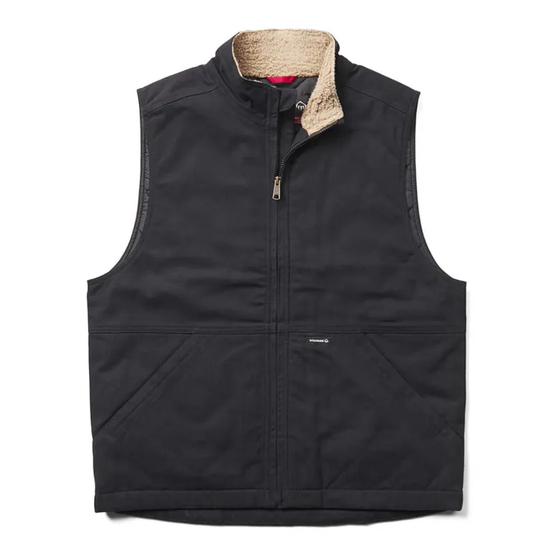 Wolverine Men's Jaxon Canvas Sherpa Lined Collar Vest sold by Work World