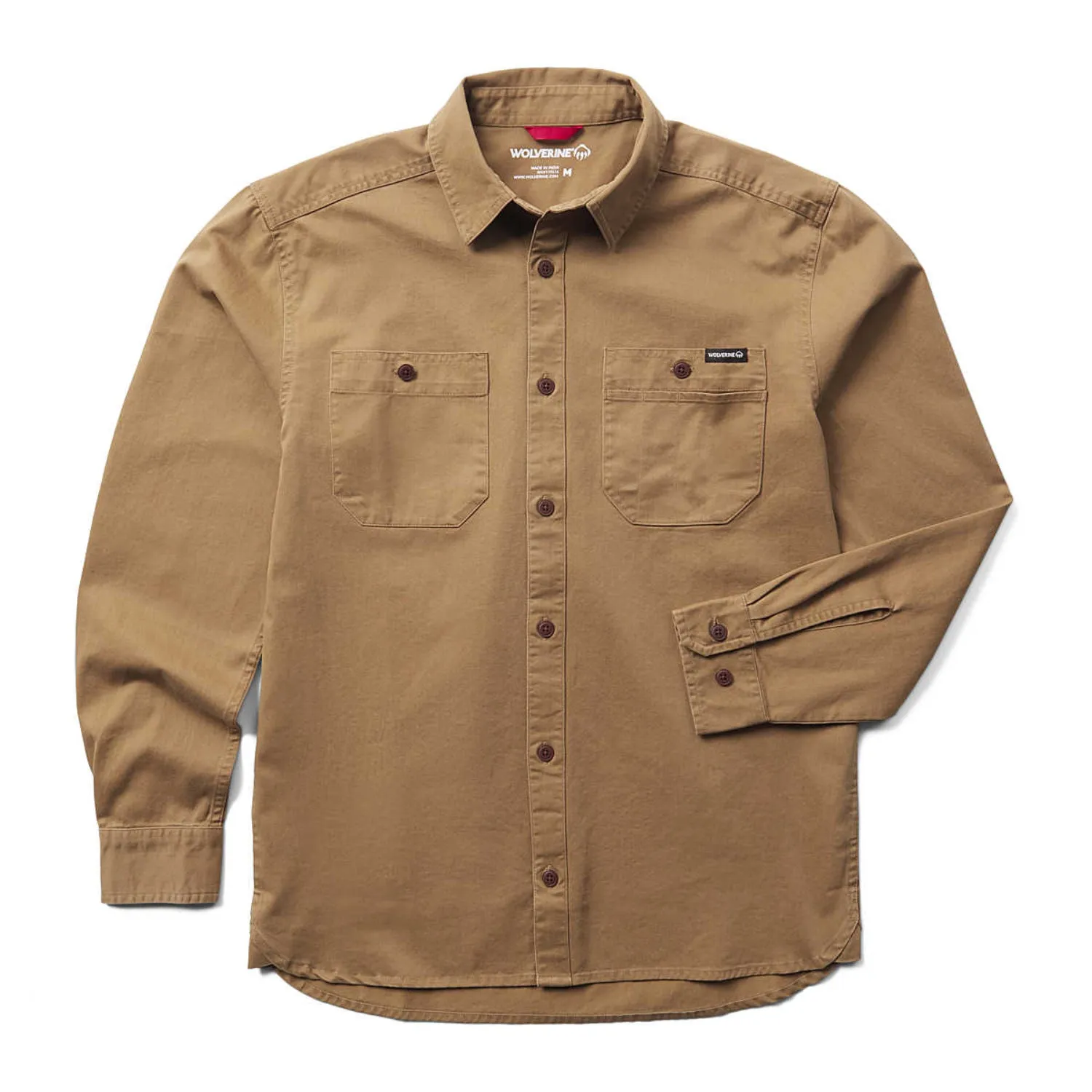 Wolverine Men's Leland Twill Button-Up Long Sleeve Work Shirt sold by Work World product image thumbnail 3