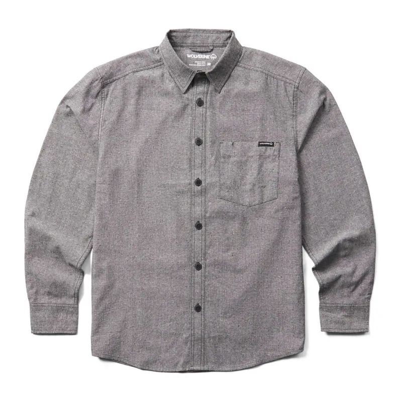 Wolverine Men's Re-Built Chest Pocket Button-Up Long Sleeve Work Shirt sold by Work World