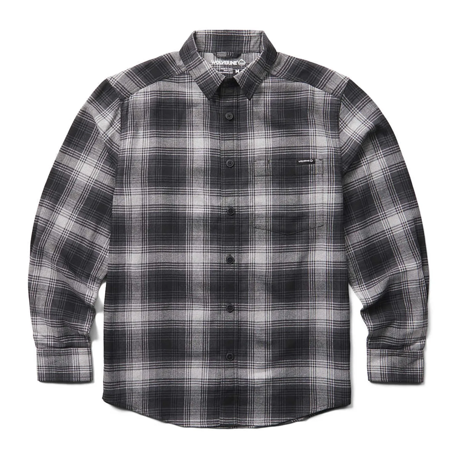 Wolverine Men's Re-Built Chest Pocket Button-Up Long Sleeve Work Shirt sold by Work World product image thumbnail 3