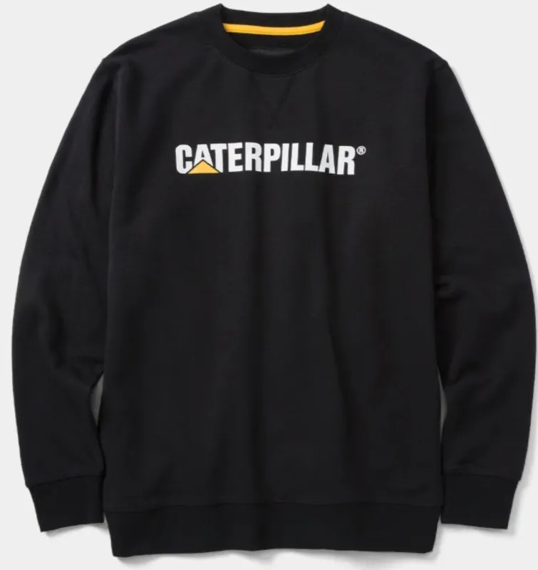 CAT Men's Midweight Logo Graphic Crewneck Sweatshirt sold by Work World
