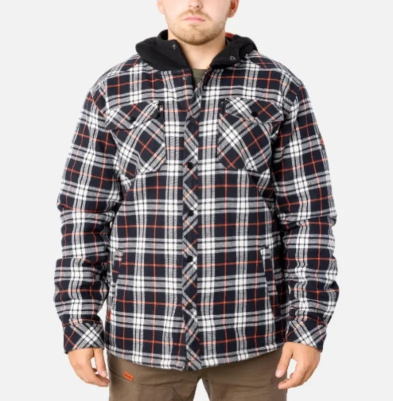 BRUNT Men's The Brunt Heavy Duty Hooded Snap Shirt Jac sold by Work World