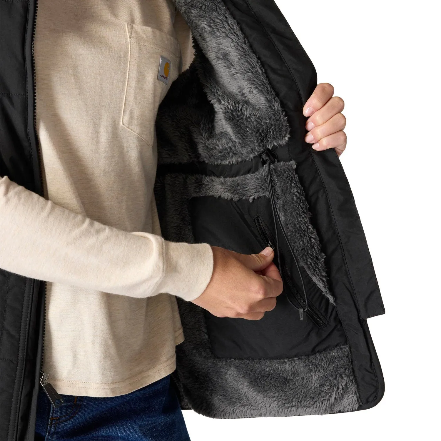 Carhartt Women's Rain Defender Mock-Neck Vest sold by Work World product image thumbnail 5