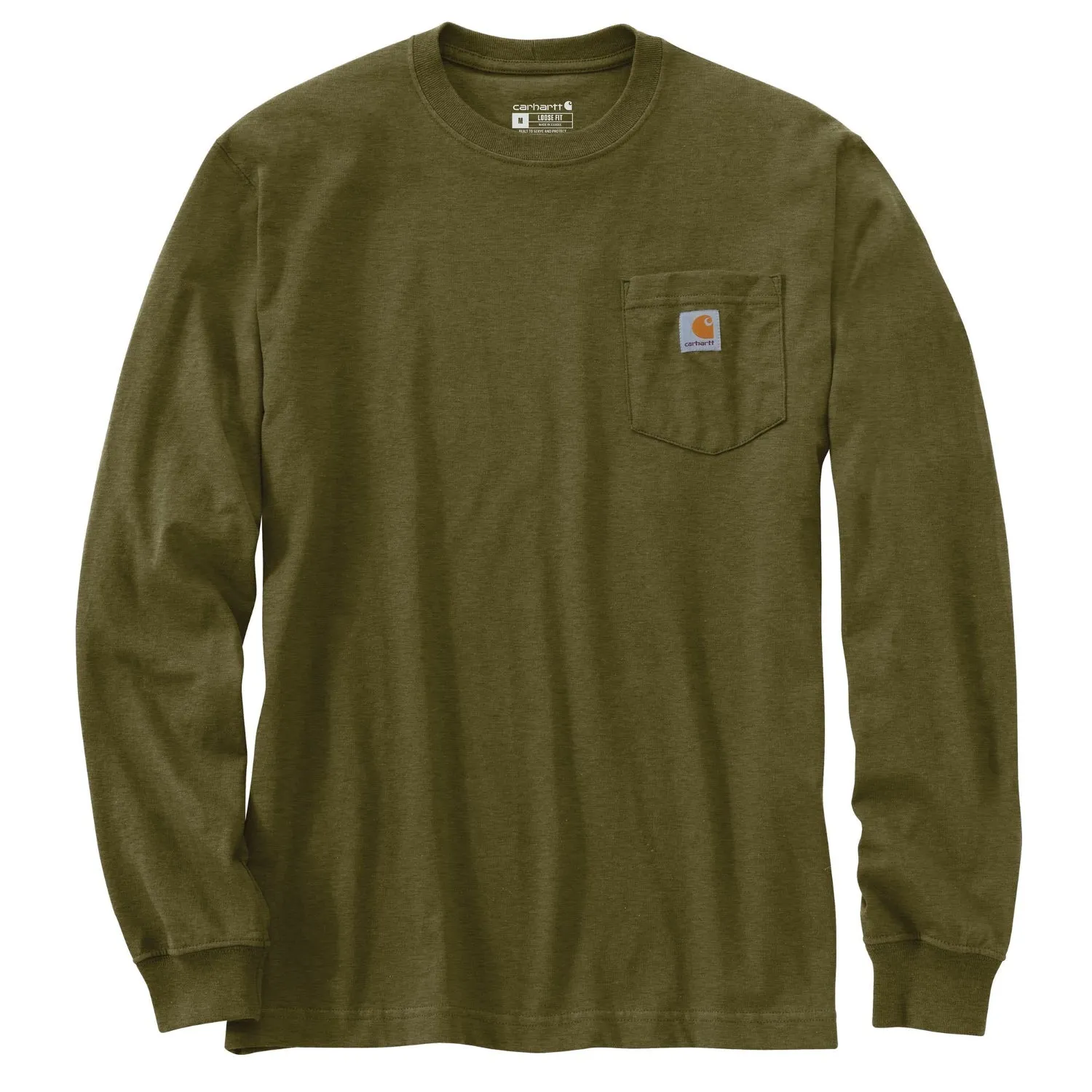Carhartt Men's Loose Fit Heavyweight Pocket Long Sleeve Graphic T-Shirt sold by Work World product image thumbnail 2