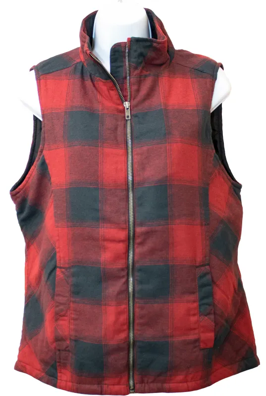 AmericaWare Women's Gait Flannel Vest sold by Work World