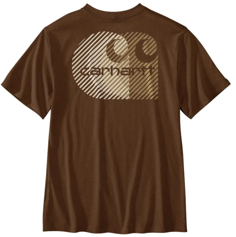 Carhartt Men's Relaxed Fit Lightweight Short Sleeve C Graphic Tee sold by Work World