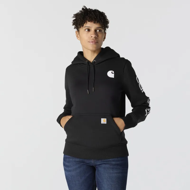 Carhartt Women's Clarksburg Graphic Sleeve Hoodie sold by Work World
