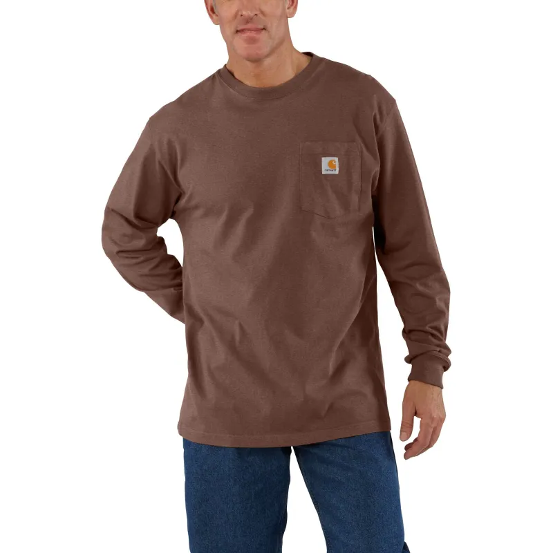Carhartt Men's Long Sleeve Pocket T-Shirt sold by Work World