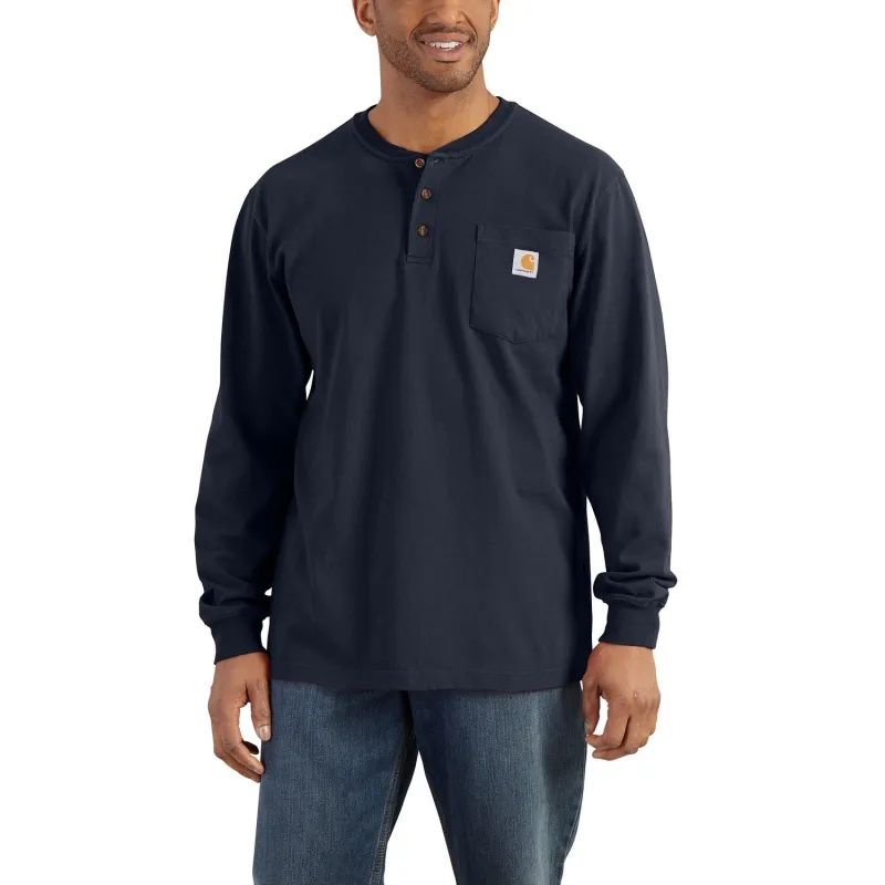 Carhartt Men's Long Sleeve Pocket Henley sold by Work World