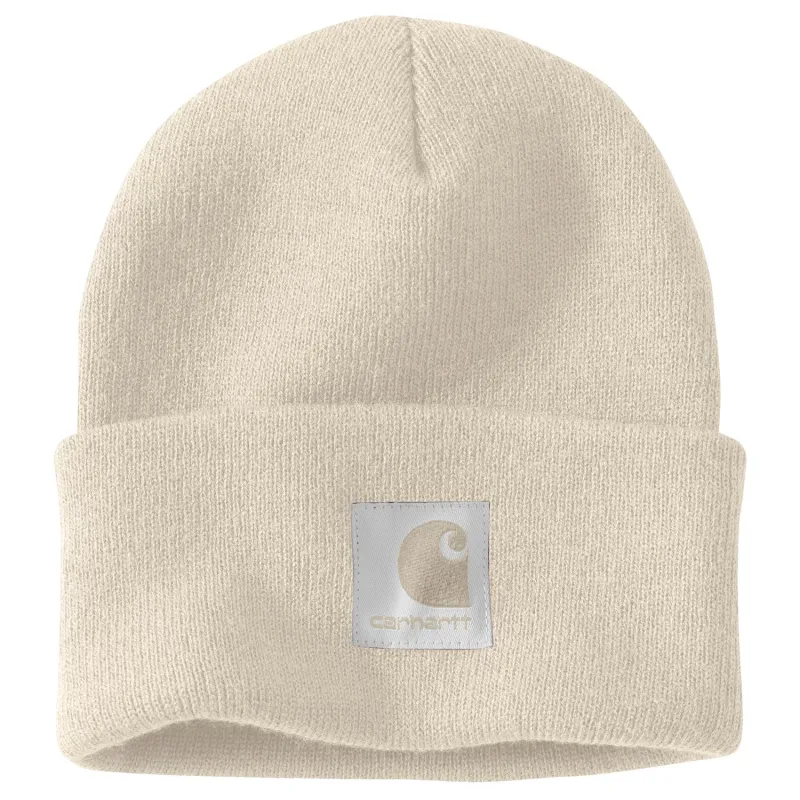 Carhartt Women's Rib Knit Satin-Lined Logo Beanie sold by Work World