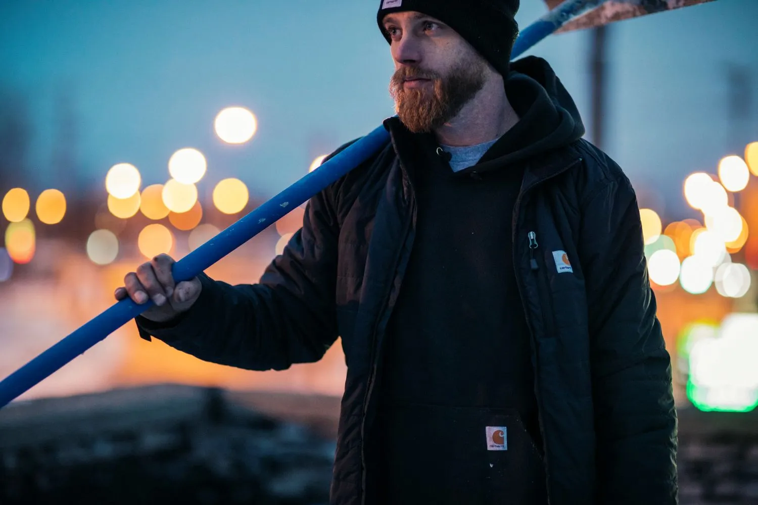 Carhartt Men's Rain Defender® Insulated Relaxed Fit Lightweight Jacket sold by Work World product image thumbnail 3