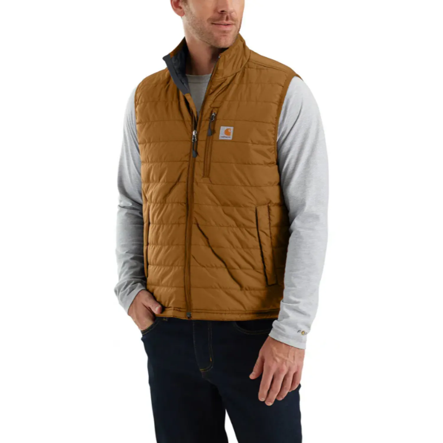 Carhartt Men's Rain Defender® Relaxed Fit Lightweight Insulated Vest sold by Work World product image thumbnail 3