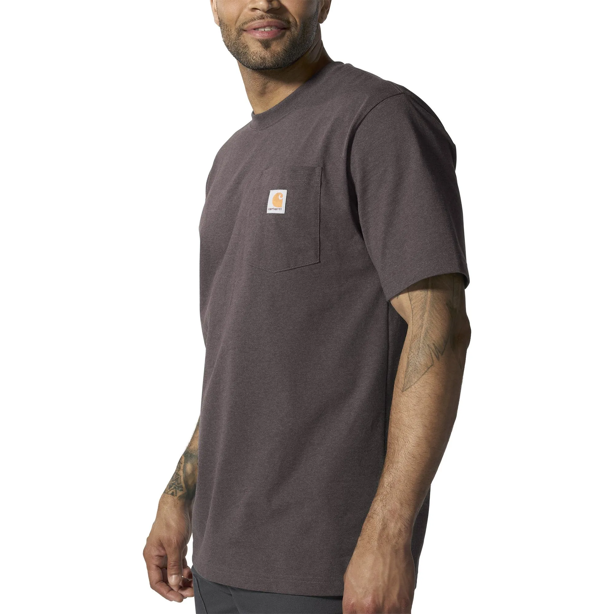 Carhartt Men's Loose Fit Heavyweight Short-Sleeve Pocket T-Shirt sold by Work World product image thumbnail 5
