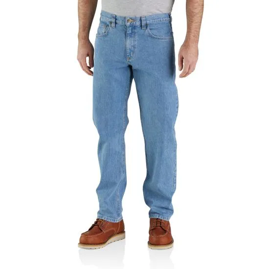 Carhartt Men's Relaxed Fit Straight Leg 5-Pocket Jean sold by Work World
