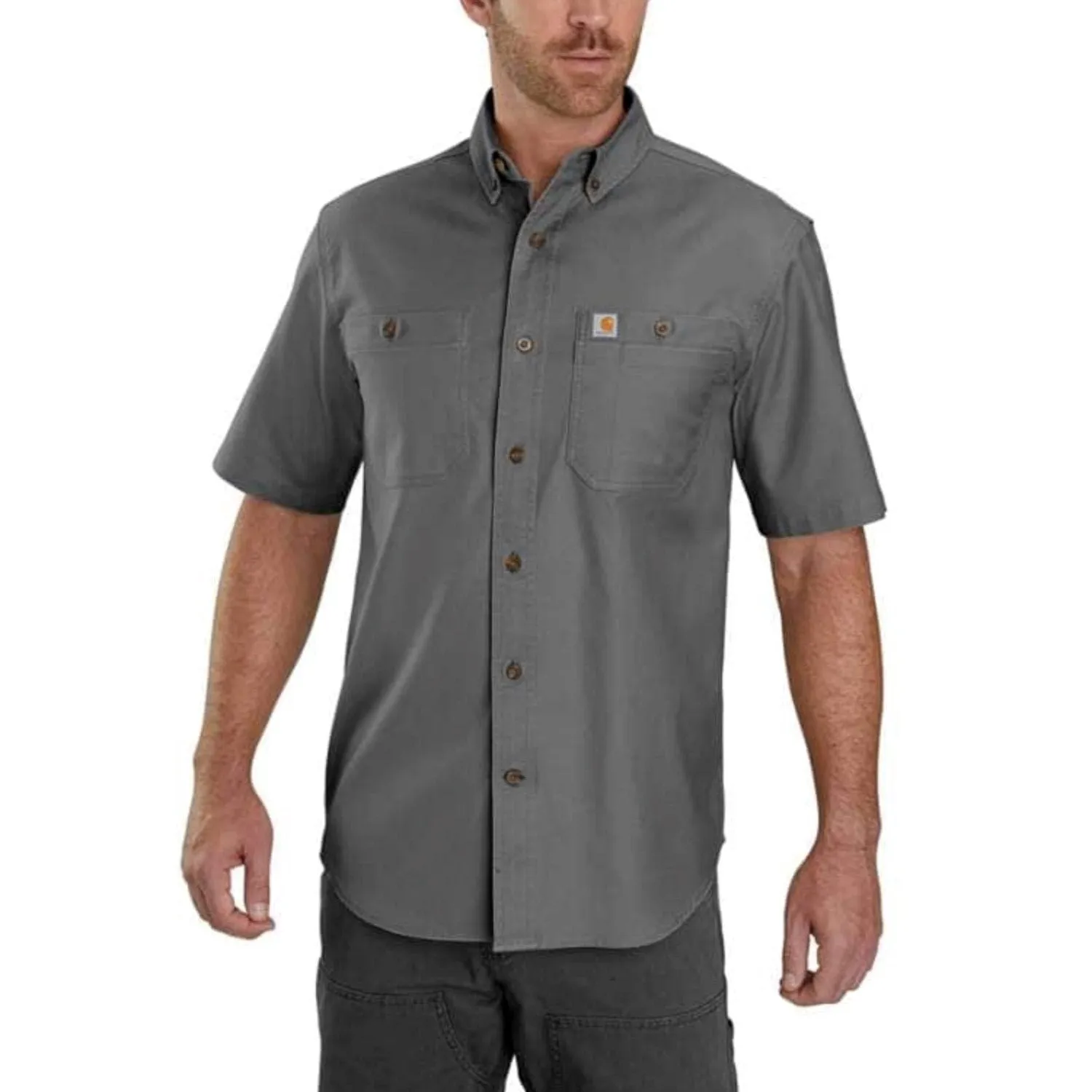 Carhartt Men's Rugged Flex® Relaxed Fit Midweight Canvas Work Shirt sold by Work World