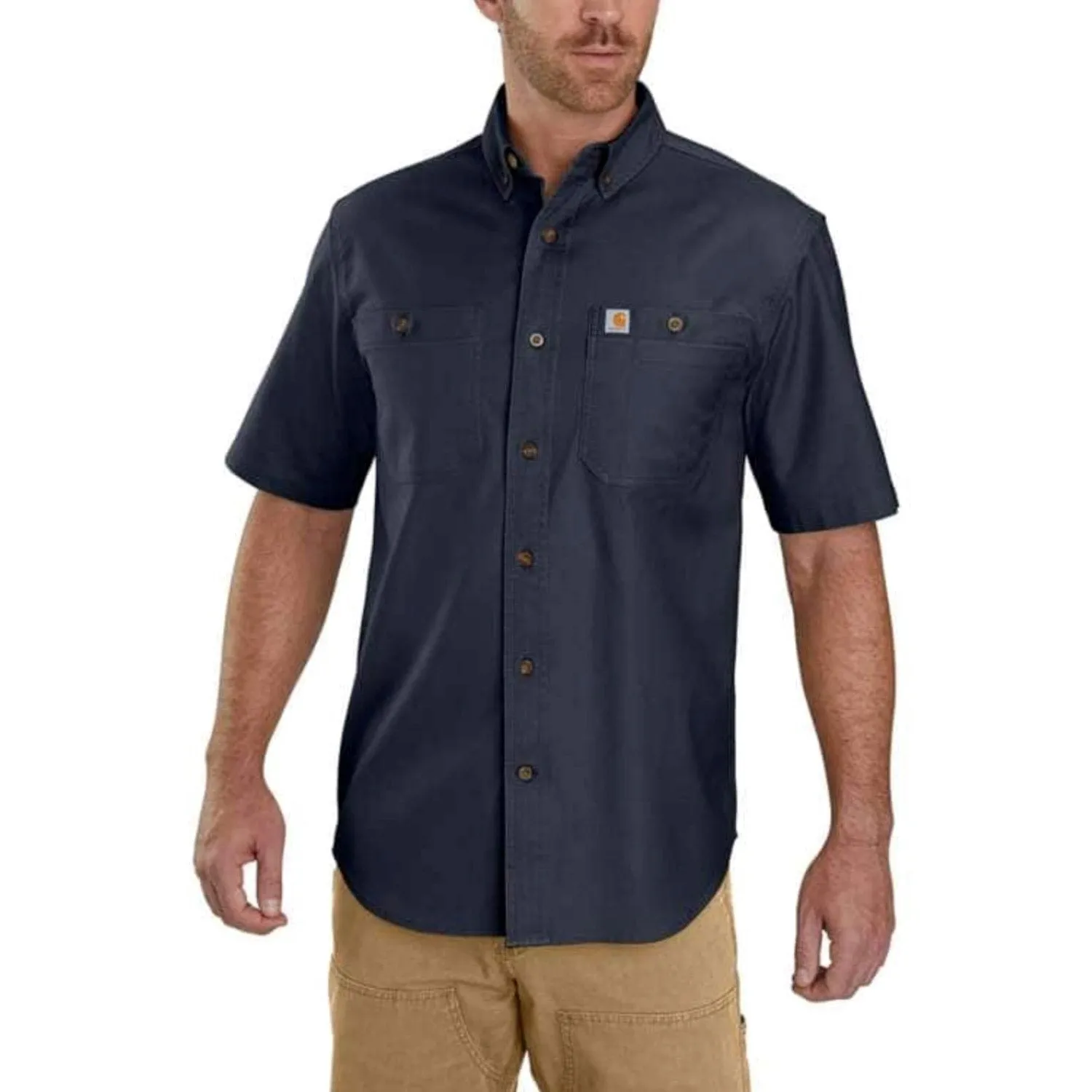 Carhartt Men's Rugged Flex® Relaxed Fit Midweight Canvas Work Shirt sold by Work World product image thumbnail 3