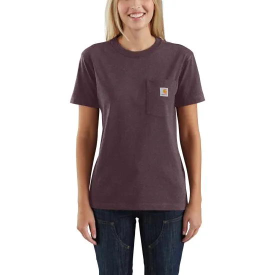 Carhartt Women's Pocket Short Sleeve T-Shirt sold by Work World product image thumbnail 2