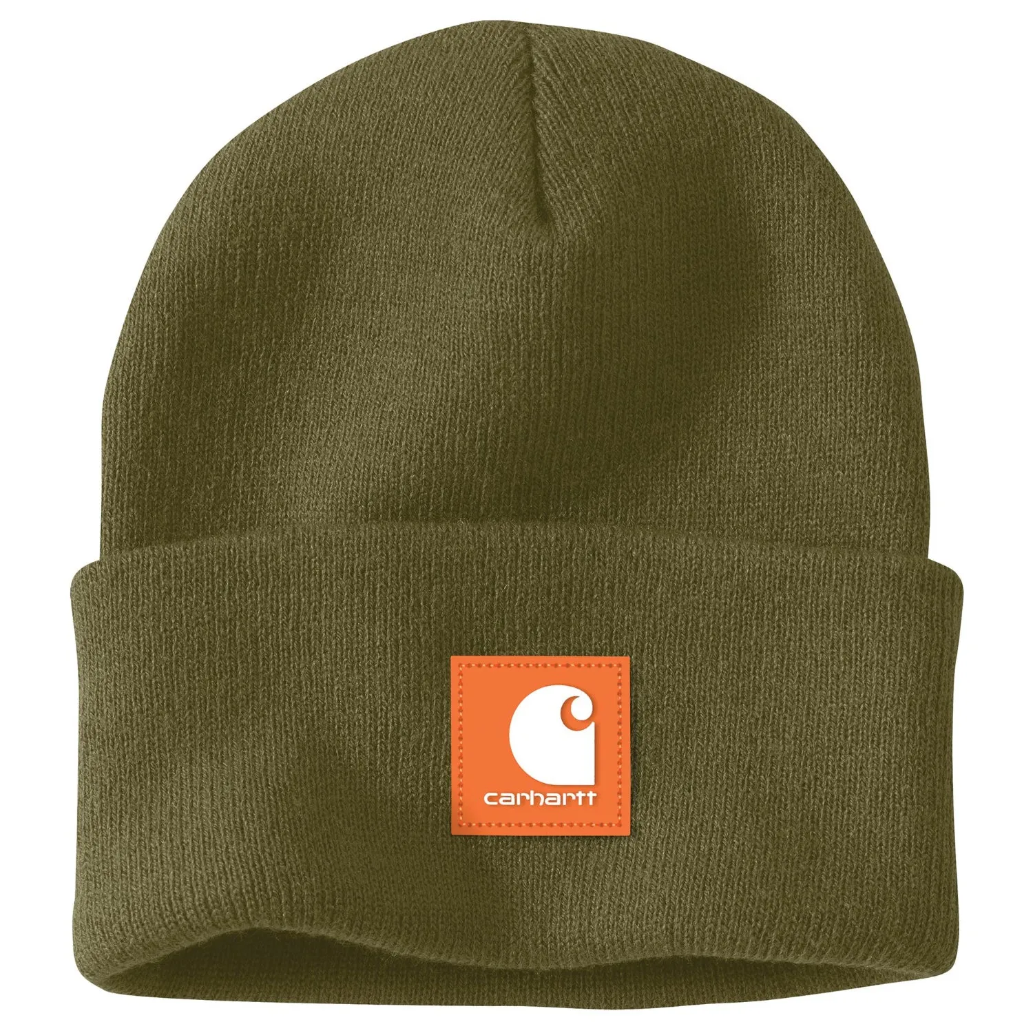 Carhartt Acrylic Rib Knit Rubber Patch Beanie sold by Work World product image thumbnail 2