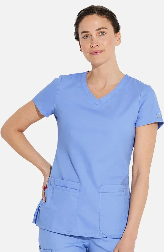 Dickies Women's 5-Pocket Shaped V-Neck Scrub Top sold by Work World product image thumbnail 2
