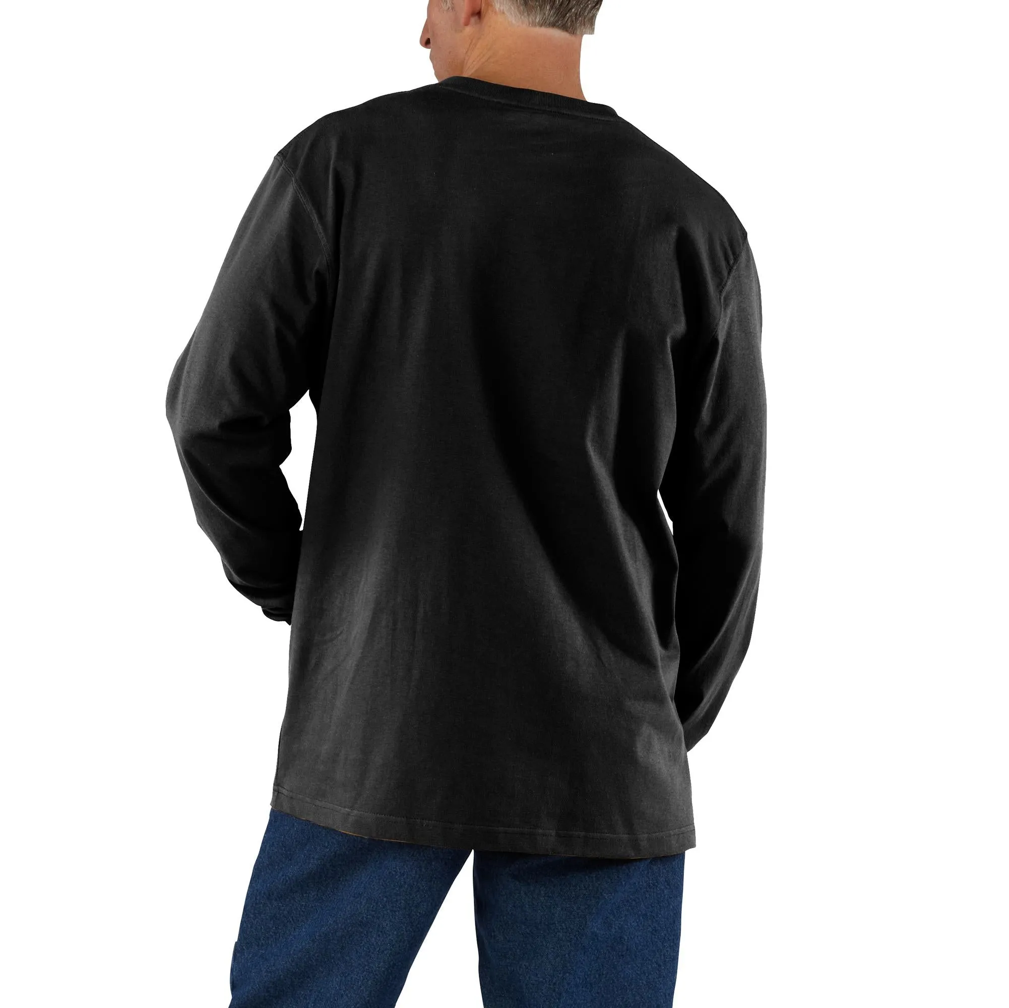 Carhartt Men's Long Sleeve Pocket T-Shirt sold by Work World product image thumbnail 5