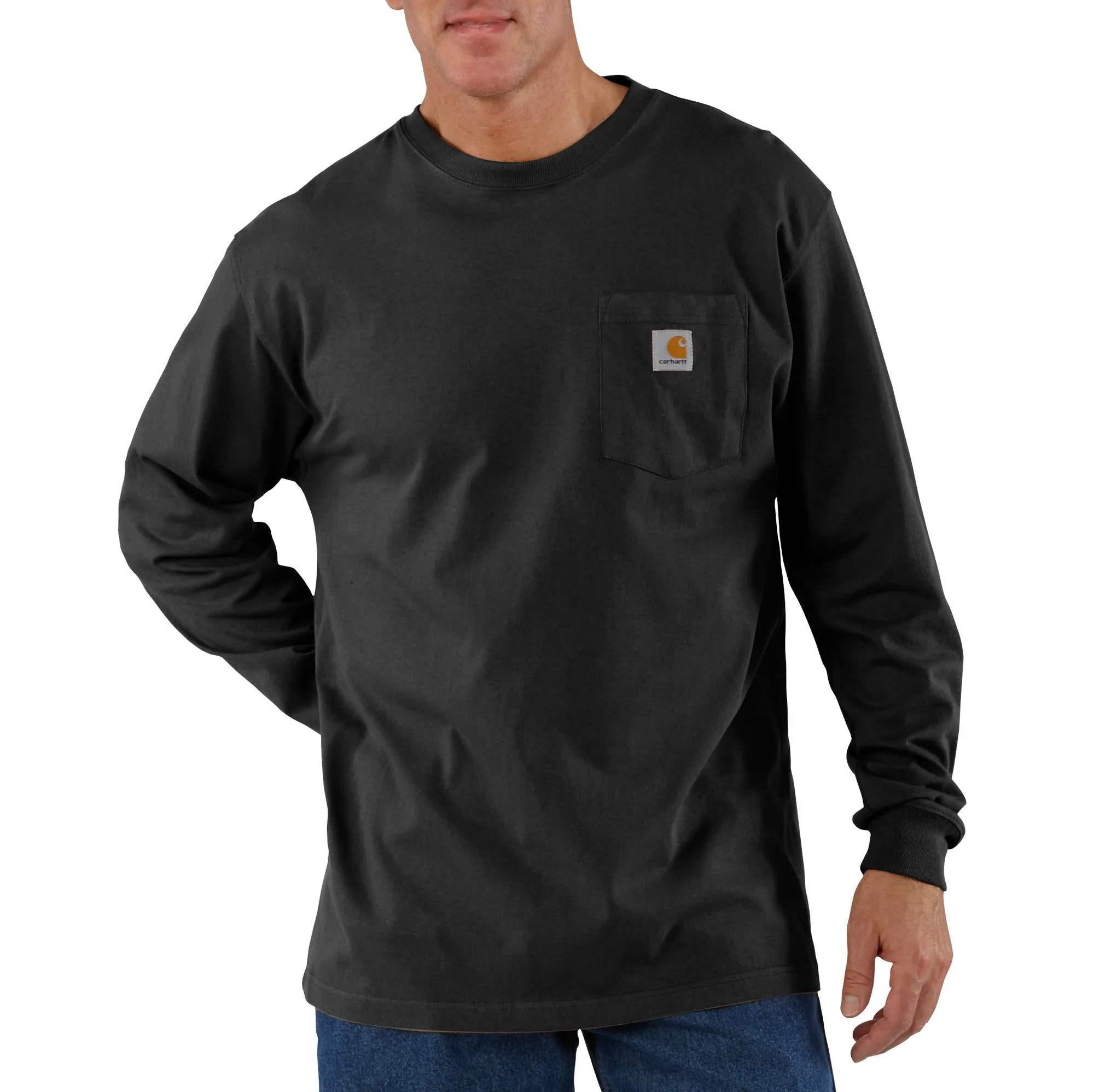 Carhartt Men's Long Sleeve Pocket T-Shirt sold by Work World product image thumbnail 4