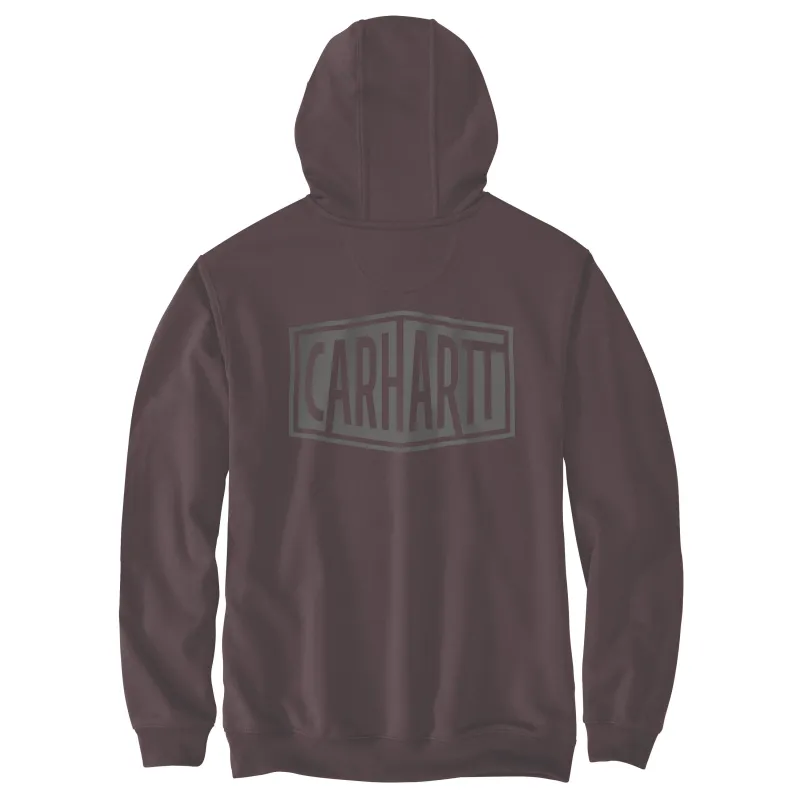 Carhartt Men's Rain Defender® Loose Fit Midweight Logo Graphic Sweatshirt sold by Work World