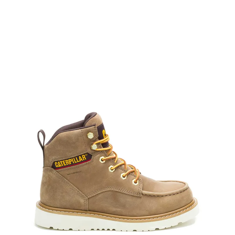 CAT Women's Reclaimer Wedge 6" Waterproof Moc Toe Work Boot made by Caterpillar