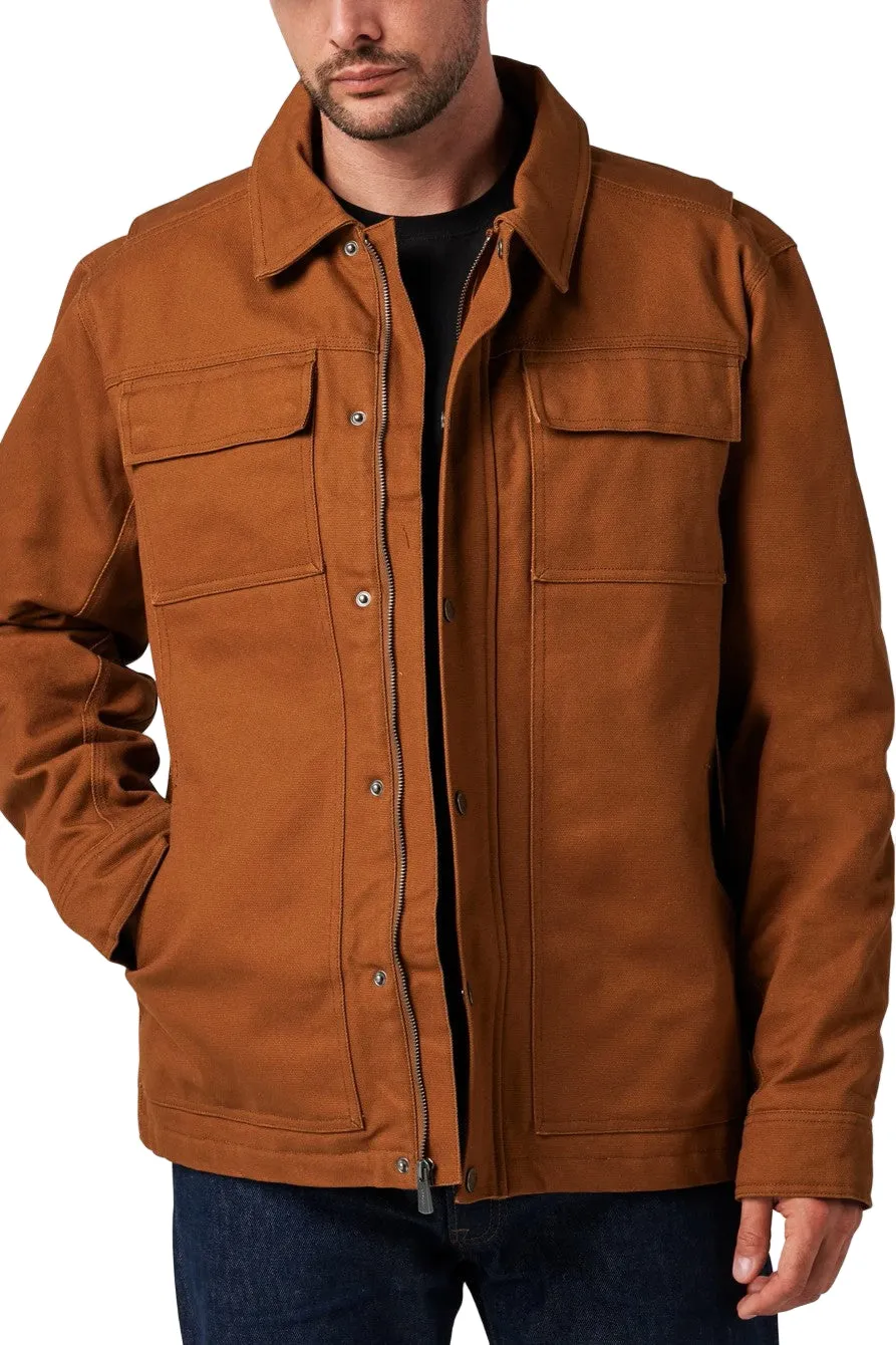 Lucky Brand Workwear Men's Canvas Chore Quilted Lined Jacket sold by Work World