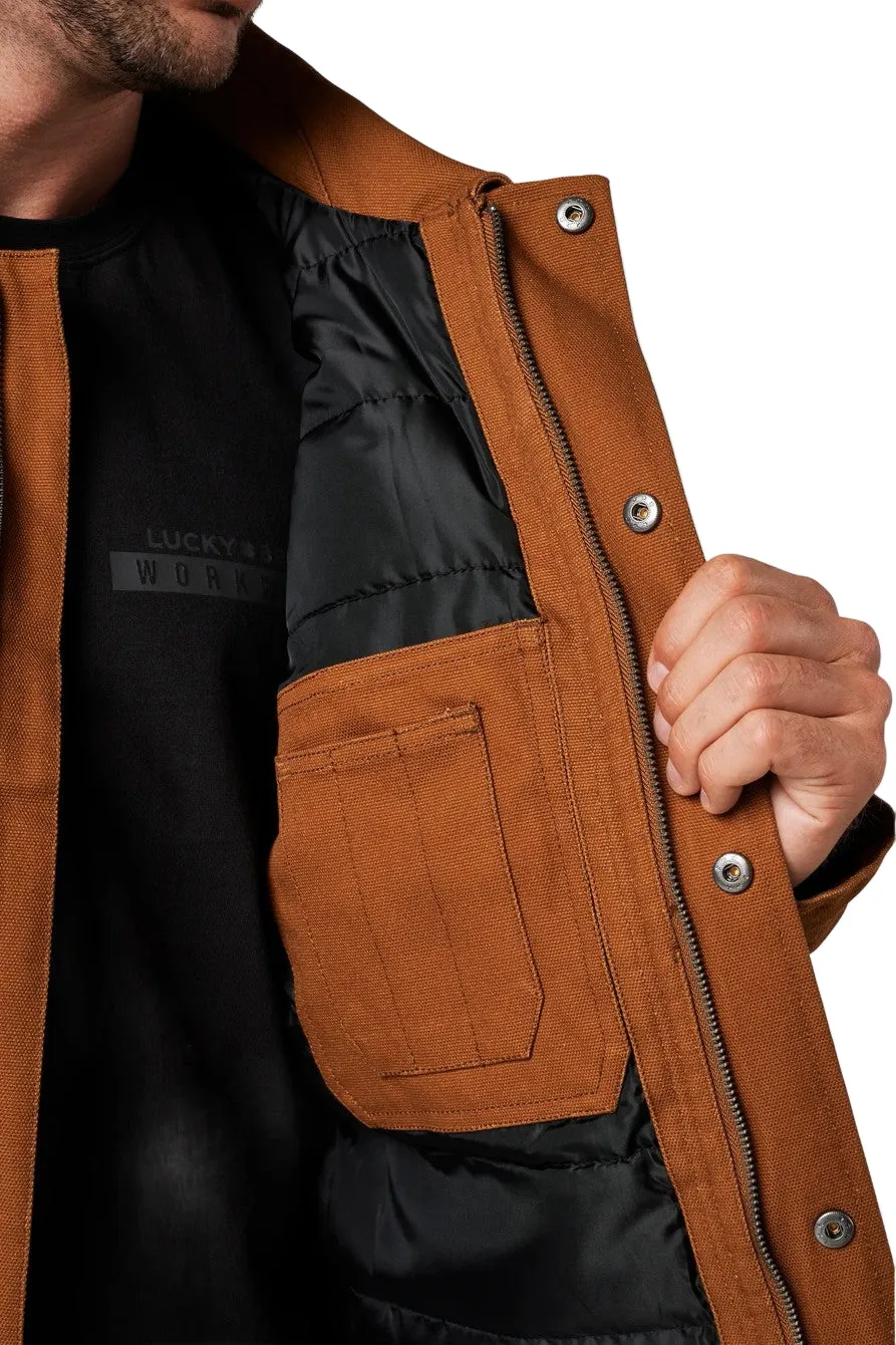 Lucky Brand Workwear Men's Canvas Chore Quilted Lined Jacket sold by Work World product image thumbnail 3