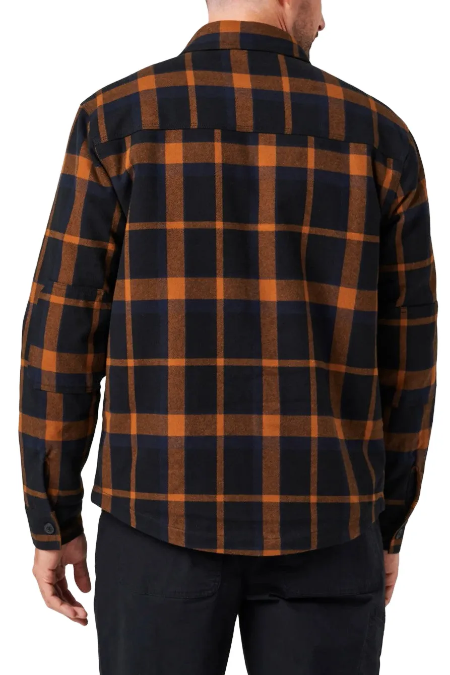 Lucky Brand Workwear Men's Yarn Dyed Flannel Sherpa Lined Shirt Jac sold by Work World product image thumbnail 3