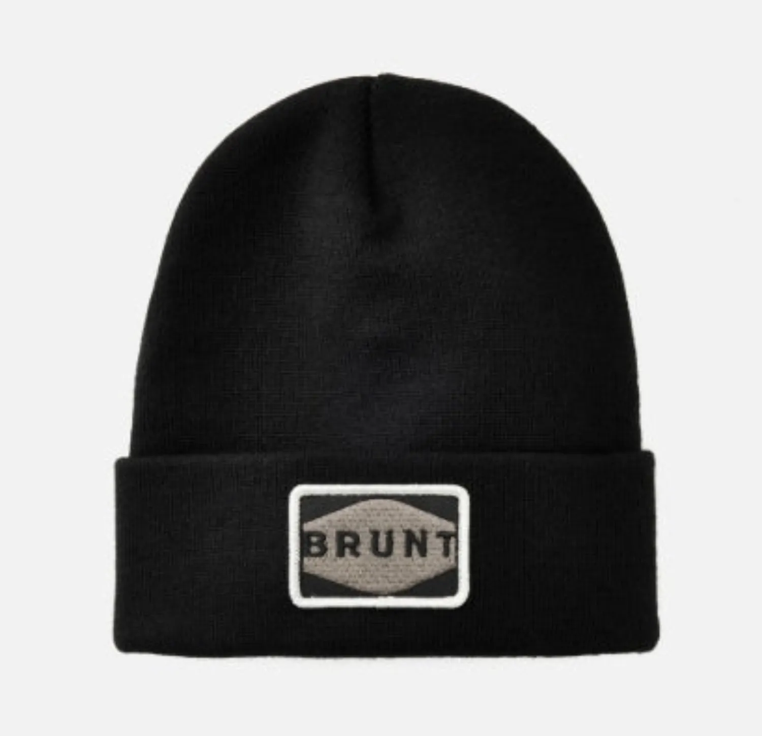 BRUNT Men's Cuffed Embroidered Logo Acrylic Beanie sold by Work World