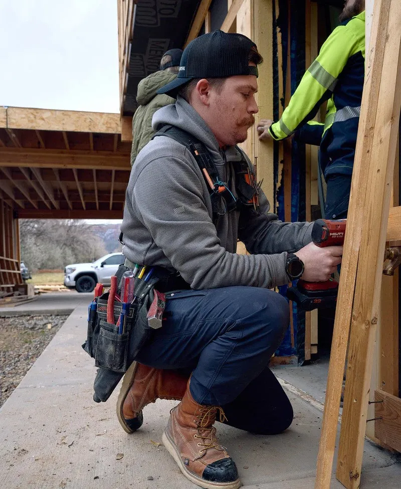 TRUEWERK Men's M2 Grid Pullover Lighweight Hoodie sold by Work World product image thumbnail 5