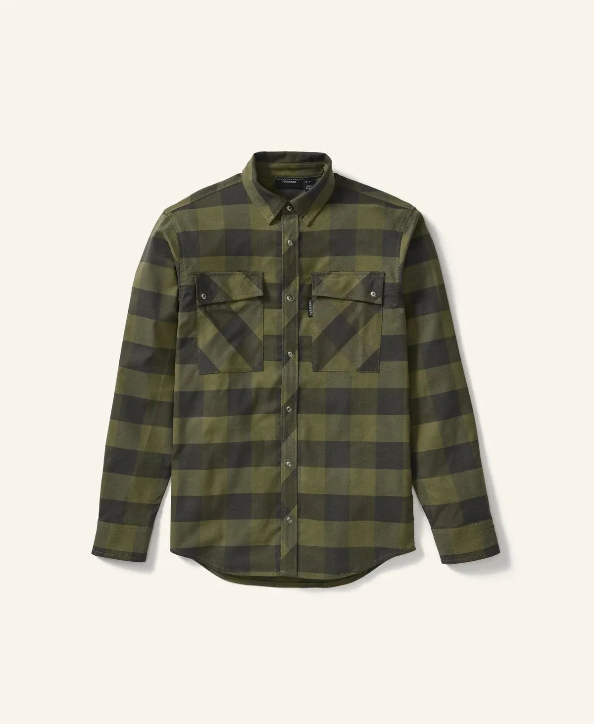TRUEWERK Men's Tech Flannel DWR Snap-Front Long Sleeve Work Shirt sold by Work World product image thumbnail 3