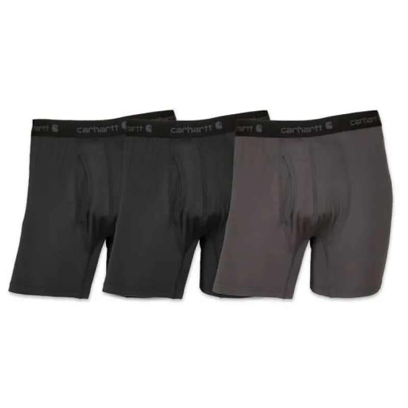Carhartt Men's Stretch Synthetic Blend 5" Boxer Brief 3-Pack sold by Work World